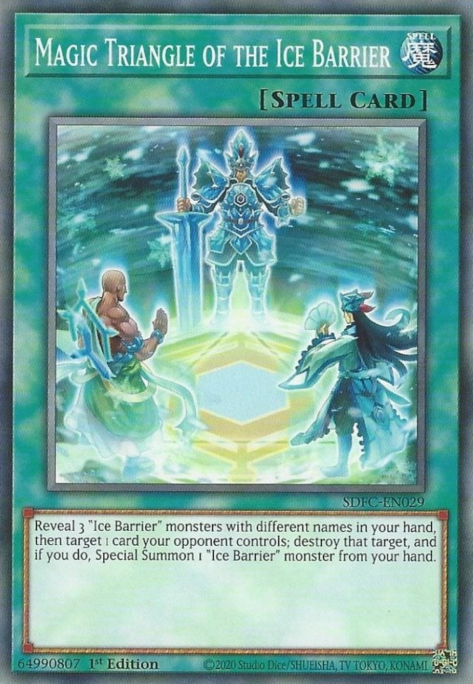 Image for Magic Triangle of the Ice Barrier (SDFC-EN029) (Structure Deck: Freezing Chains) - YuGiOh