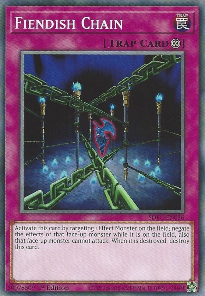 Image for Fiendish Chain (SDFC-EN036) (Structure Deck: Freezing Chains) - YuGiOh