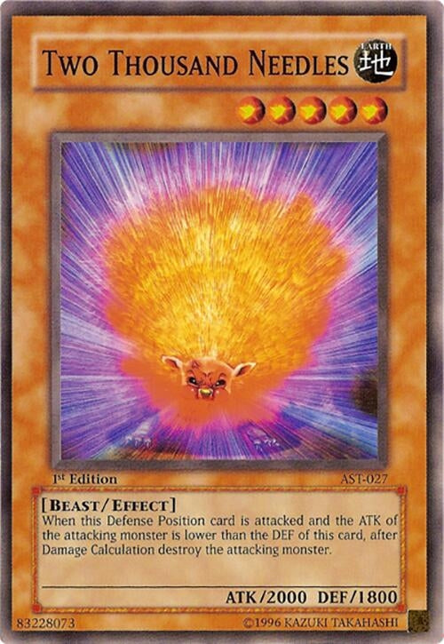 Image for Two Thousand Needles (AST-027) (Ancient Sanctuary) - YuGiOh