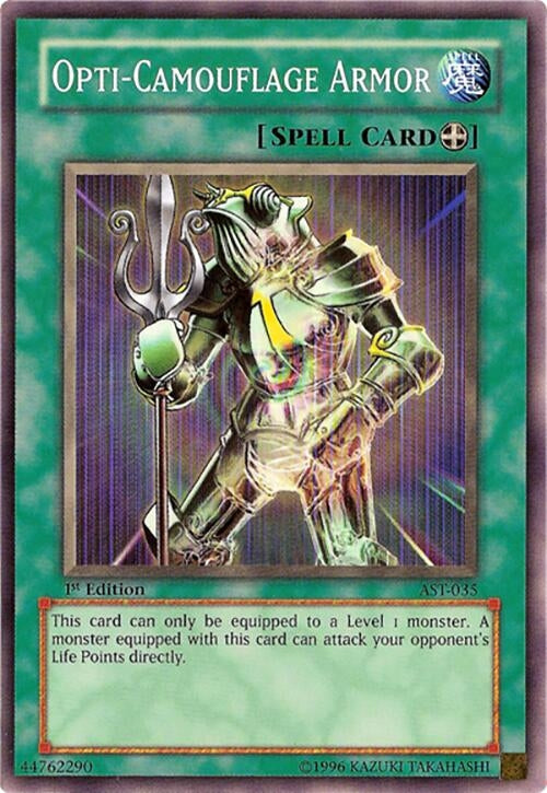 Image for Opti-Camouflage Armor (AST-035) (Ancient Sanctuary) - YuGiOh