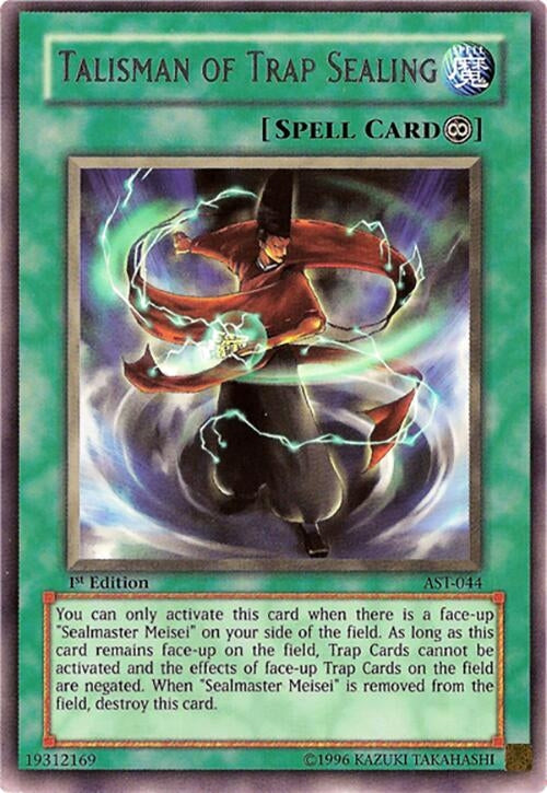 Image for Talisman of Trap Sealing (AST-044) (Ancient Sanctuary) - YuGiOh