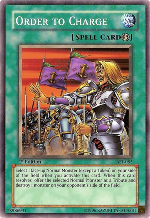 Image for Order to Charge (AST-085) (Ancient Sanctuary) - YuGiOh