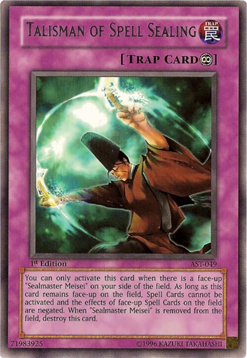 Image for Talisman of Spell Sealing (AST-049) (Ancient Sanctuary) - YuGiOh