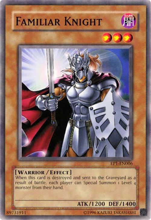 Image for Familiar Knight (EP1-EN006) (Yu-Gi-Oh! Movie Exclusive Pack) - YuGiOh