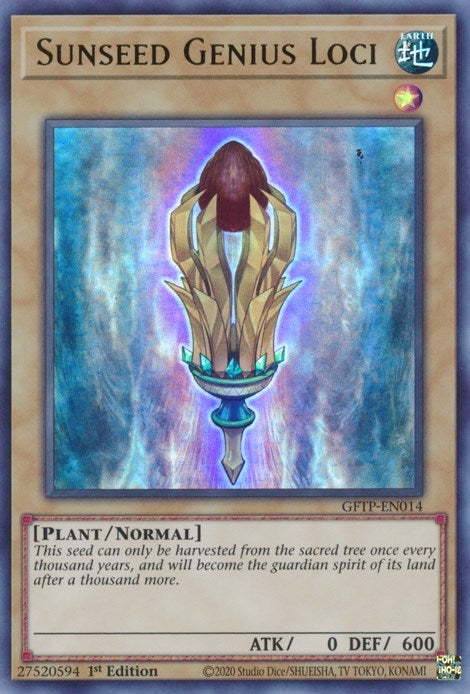 Image for Sunseed Genius Loci (GFTP-EN014) (Ghosts From the Past) - YuGiOh