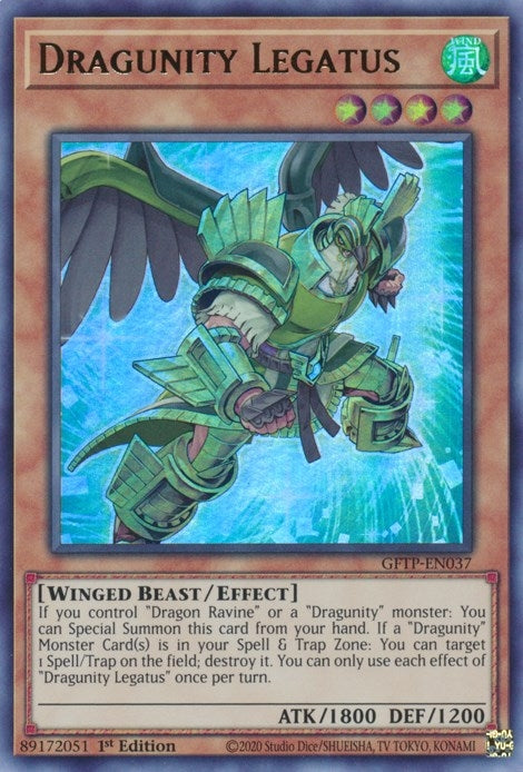 Image for Dragunity Legatus (GFTP-EN037) (Ghosts From the Past) - YuGiOh