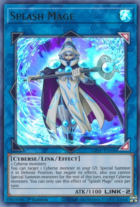 Image for Splash Mage (GFTP-EN106) (Ghosts From the Past) - YuGiOh