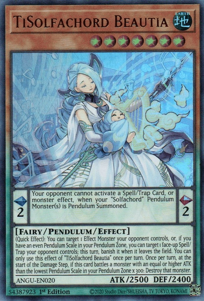 Image for TiSolfachord Beautia (ANGU-EN020) (Ancient Guardians) - YuGiOh