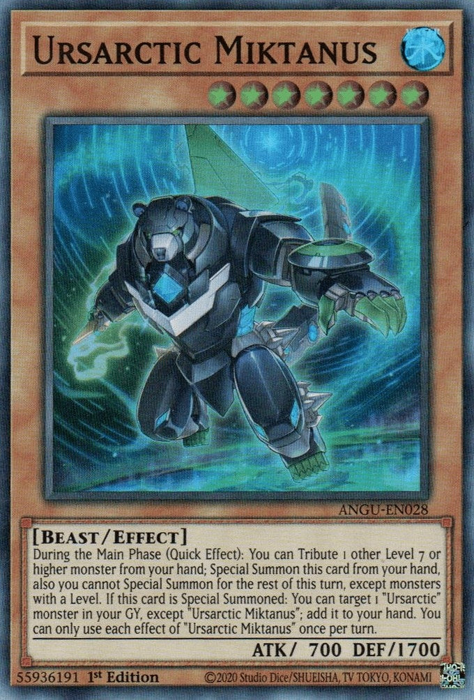 Image for Ursarctic Miktanus (ANGU-EN028) (Ancient Guardians) - YuGiOh