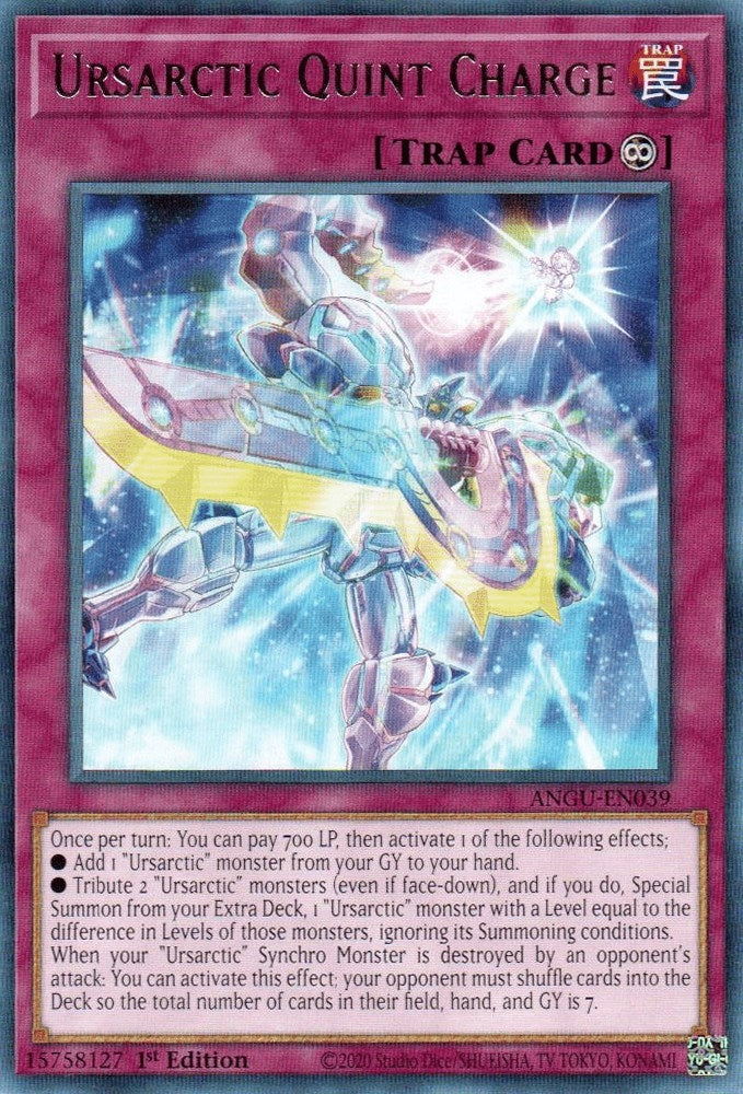 Image for Ursarctic Quint Charge (ANGU-EN039) (Ancient Guardians) - YuGiOh