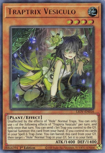 Image for Traptrix Vesiculo (LIOV-EN016) (Lightning Overdrive) - YuGiOh