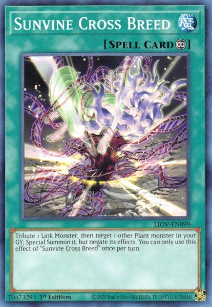 Image for Sunvine Cross Breed (LIOV-EN099) (Lightning Overdrive) - YuGiOh