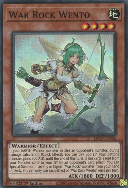 Image for War Rock Wento (LIOV-EN086) (Lightning Overdrive) - YuGiOh