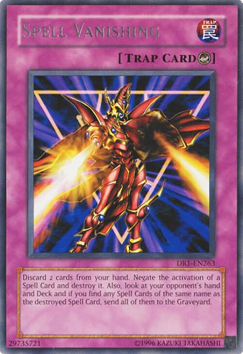 Image for Spell Vanishing (DR1-EN263) (Dark Revelation Volume 1) - YuGiOh