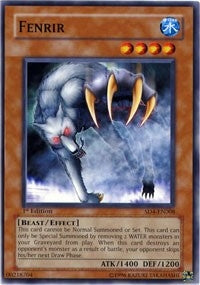 Image for Fenrir (SD4-EN008) (Structure Deck: Fury from the Deep) - YuGiOh