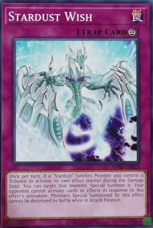 Image for Stardust Wish (OP16-EN025) (OTS Tournament Pack 16) - YuGiOh
