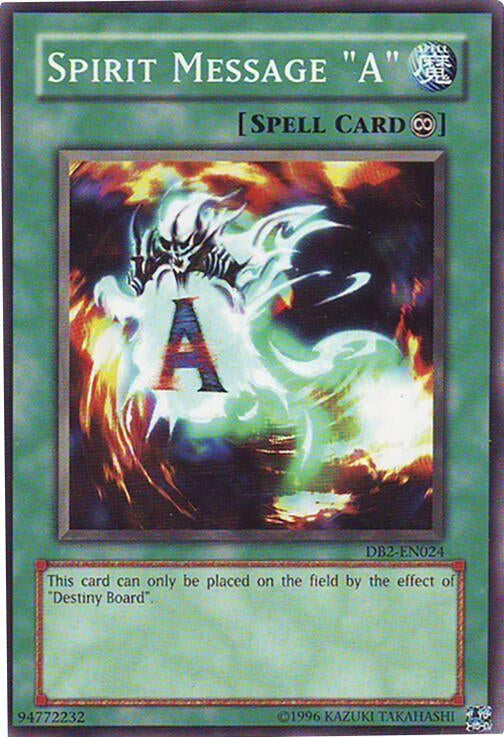 Image for Spirit Message "A" (DB2-EN024) (Dark Beginning 2) - YuGiOh
