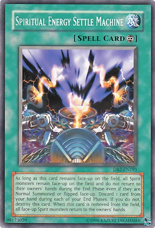 Image for Spiritual Energy Settle Machine (DB2-EN191) (Dark Beginning 2) - YuGiOh