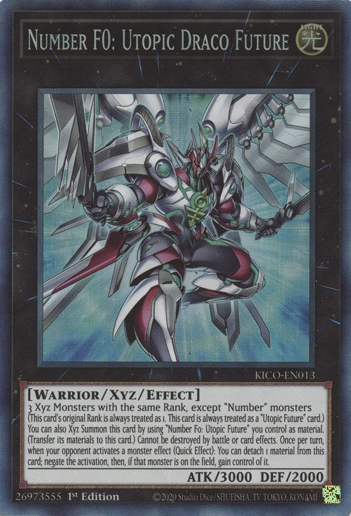 Image for Number F0: Utopic Draco Future (CR) (KICO-EN013) (King's Court) - YuGiOh