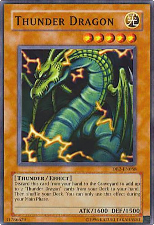 Image for Thunder Dragon (DB2-EN058) (Dark Beginning 2) - YuGiOh