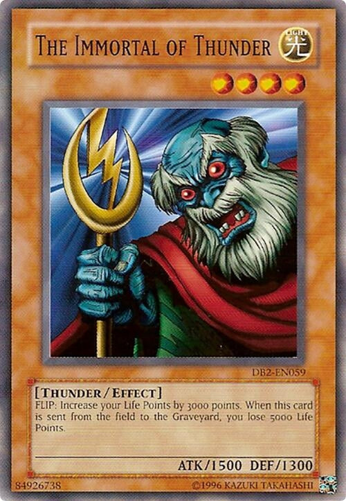 Image for The Immortal of Thunder (DB2-EN059) (Dark Beginning 2) - YuGiOh