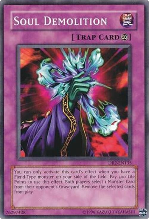Image for Soul Demolition (DB2-EN135) (Dark Beginning 2) - YuGiOh