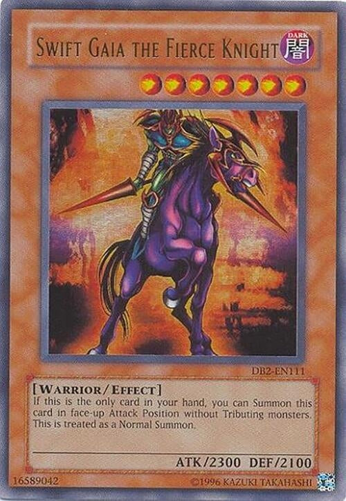 Image for Swift Gaia the Fierce Knight (DB2-EN111) (Dark Beginning 2) - YuGiOh