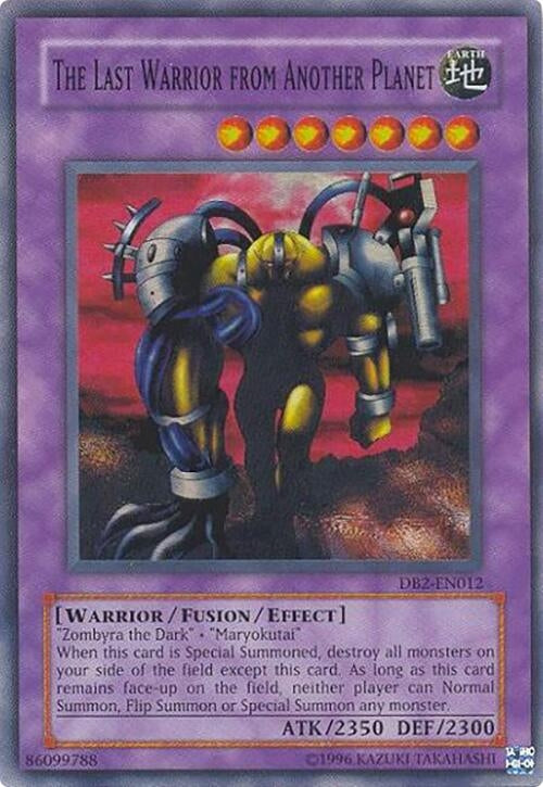 Image for The Last Warrior from Another Planet (DB2-EN012) (Dark Beginning 2) - YuGiOh