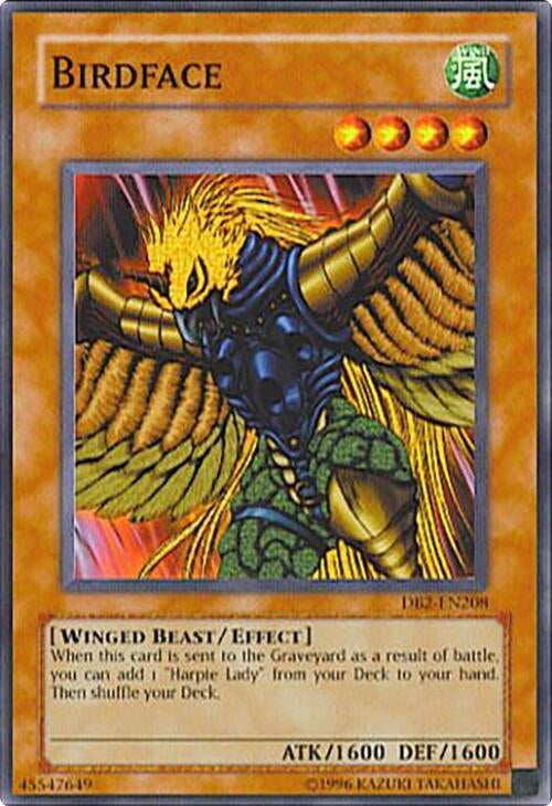 Image for Birdface (DB2-EN208) (Dark Beginning 2) - YuGiOh