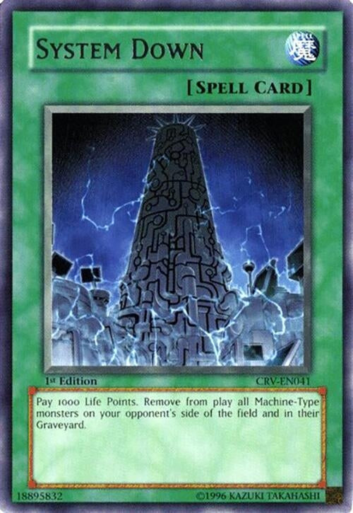 Image for System Down (CRV-EN041) (Cybernetic Revolution) - YuGiOh