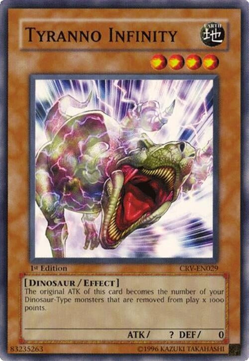 Image for Tyranno Infinity (CRV-EN029) (Cybernetic Revolution) - YuGiOh