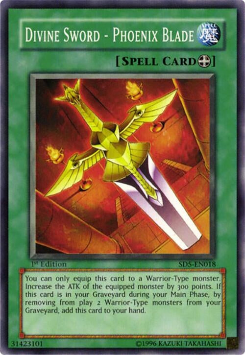 Image for Divine Sword - Phoenix Blade (SD5-EN018) (Structure Deck: Warrior's Triumph) - YuGiOh