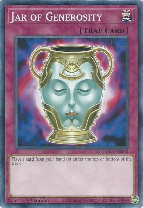 Image for Jar of Generosity (DAMA-EN080) (Dawn of Majesty) - YuGiOh