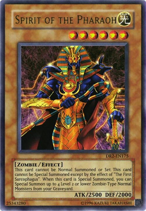 Image for Spirit of the Pharaoh (DR2-EN175) (Dark Revelation Volume 2) - YuGiOh