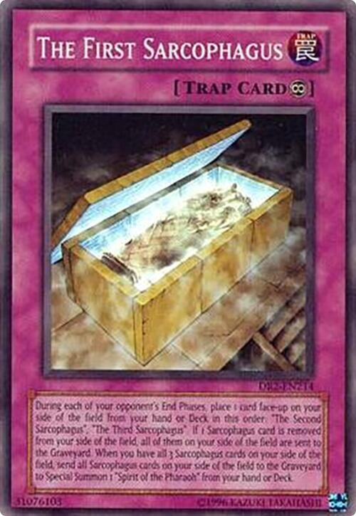 Image for The First Sarcophagus (DR2-EN214) (Dark Revelation Volume 2) - YuGiOh