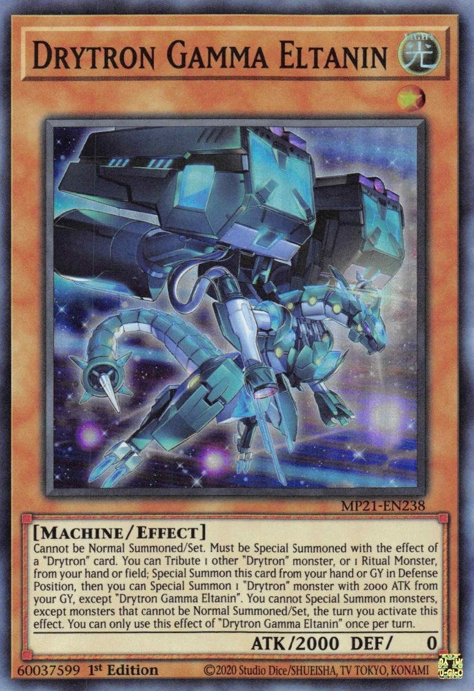 Image for Drytron Gamma Eltanin (MP21-EN238) (2021 Tin of Ancient Battles) - YuGiOh