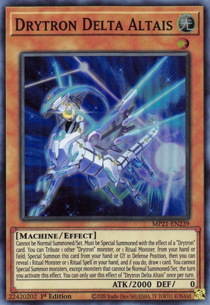 Image for Drytron Delta Altais (MP21-EN239) (2021 Tin of Ancient Battles) - YuGiOh