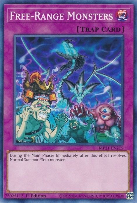 Image for Free-Range Monsters (MP21-EN215) (2021 Tin of Ancient Battles) - YuGiOh
