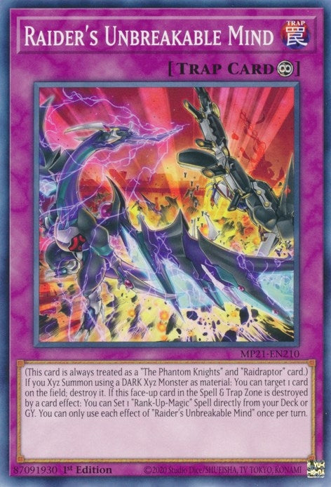 Image for Raider's Unbreakable Mind (MP21-EN210) (2021 Tin of Ancient Battles) - YuGiOh