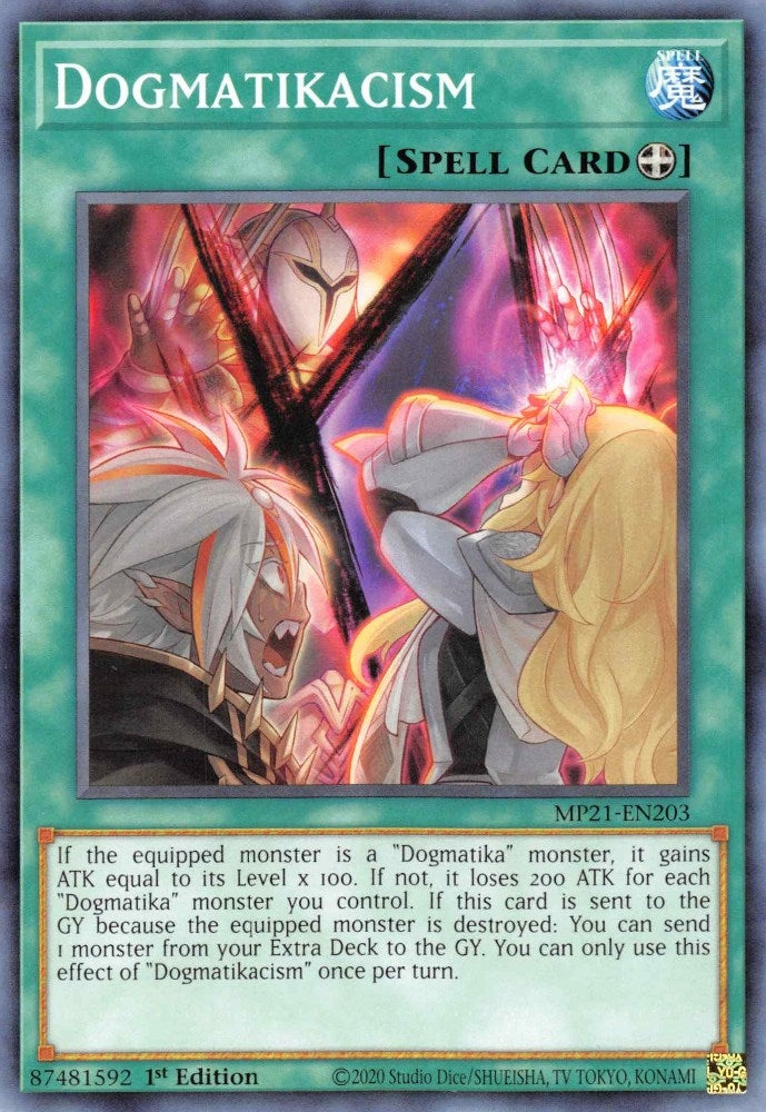 Image for Dogmatikacism (MP21-EN203) (2021 Tin of Ancient Battles) - YuGiOh