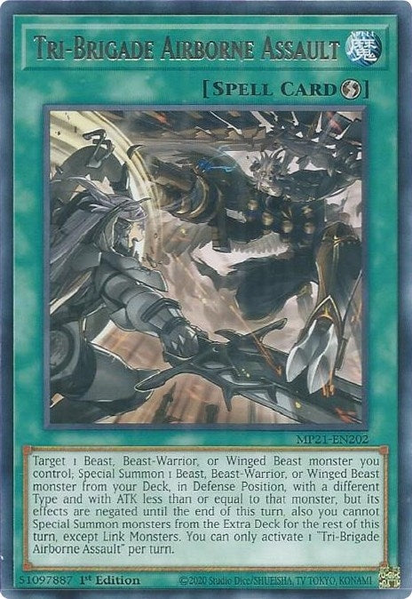 Image for Tri-Brigade Airborne Assault (MP21-EN202) (2021 Tin of Ancient Battles) - YuGiOh