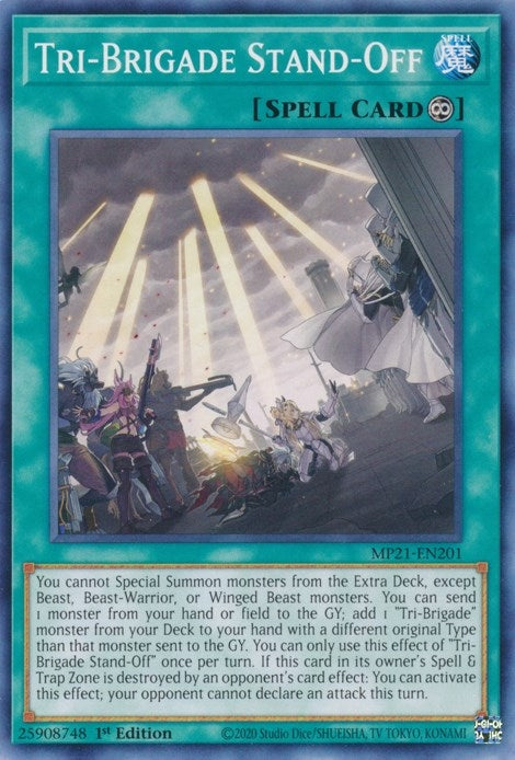 Image for Tri-Brigade Stand-Off (MP21-EN201) (2021 Tin of Ancient Battles) - YuGiOh