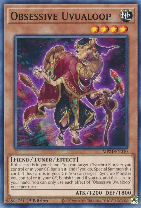Image for Obsessive Uvualoop (MP21-EN010) (2021 Tin of Ancient Battles) - YuGiOh