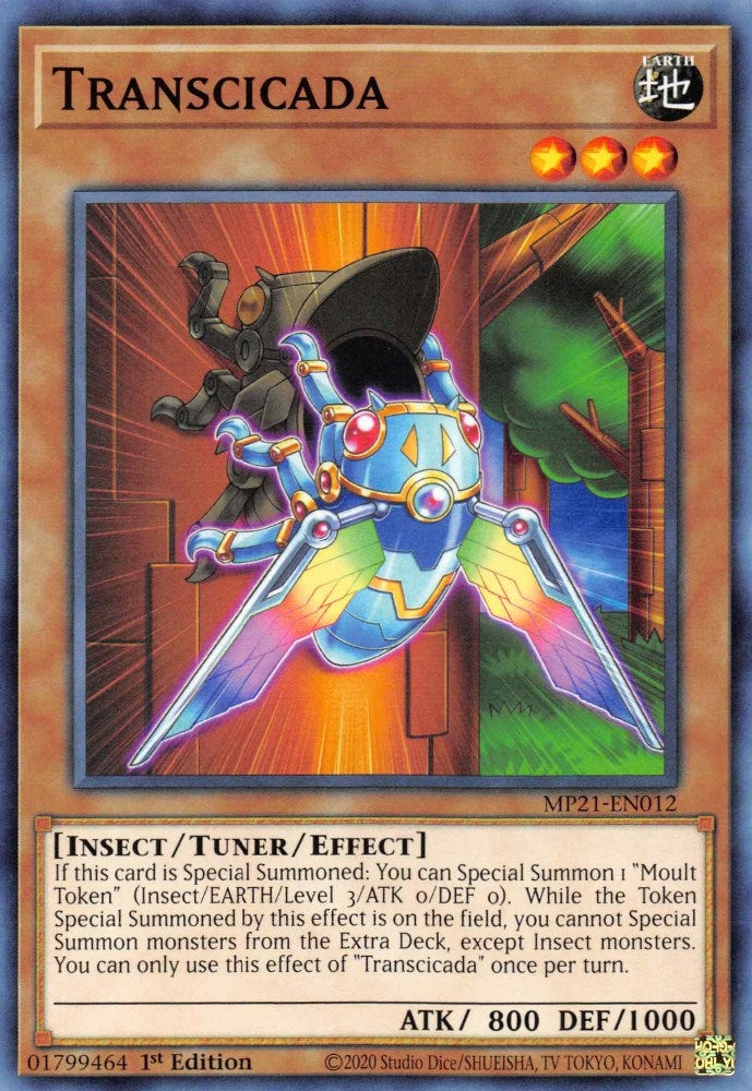 Image for Transcicada (MP21-EN012) (2021 Tin of Ancient Battles) - YuGiOh