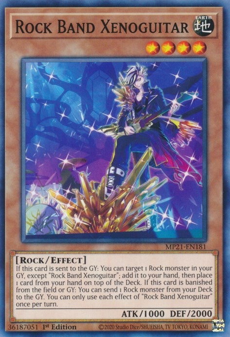 Image for Rock Band Xenoguitar (MP21-EN181) (2021 Tin of Ancient Battles) - YuGiOh