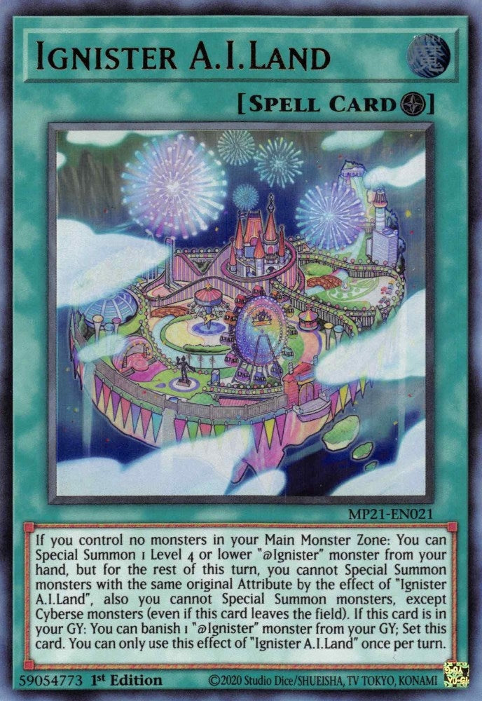 Image for Ignister A.I.Land (MP21-EN021) (2021 Tin of Ancient Battles) - YuGiOh