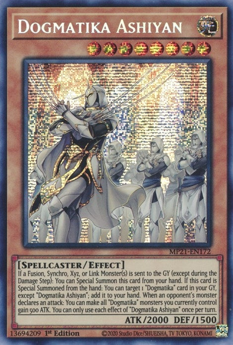 Image for Dogmatika Ashiyan (MP21-EN172) (2021 Tin of Ancient Battles) - YuGiOh