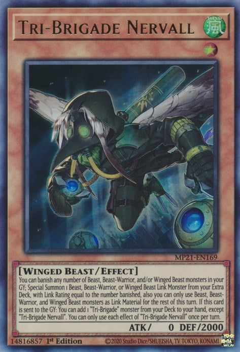 Image for Tri-Brigade Nervall (MP21-EN169) (2021 Tin of Ancient Battles) - YuGiOh