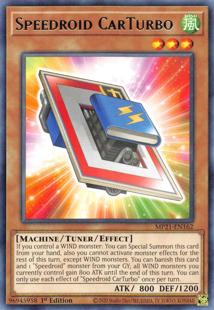 Image for Speedroid CarTurbo (MP21-EN162) (2021 Tin of Ancient Battles) - YuGiOh