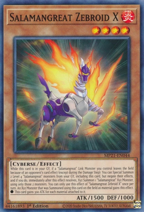 Image for Salamangreat Zebroid X (MP21-EN044) (2021 Tin of Ancient Battles) - YuGiOh